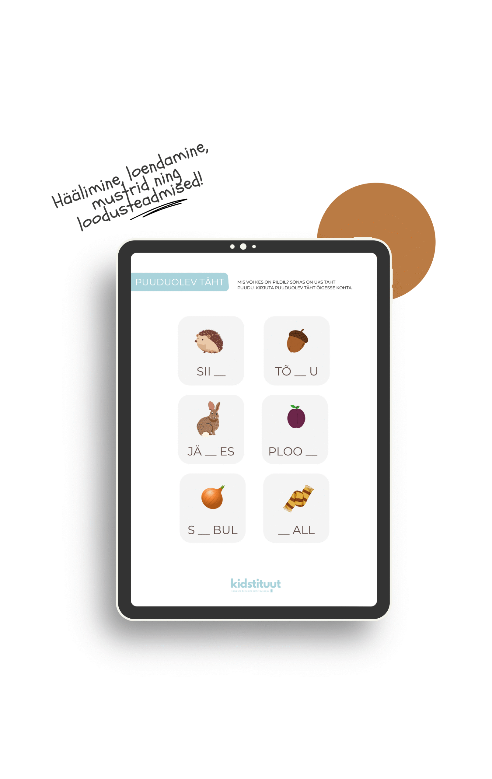 Sügis ja sõbrad: Aita oma lapsel avastada sügise värve, vilju ja loomade tegemisi!